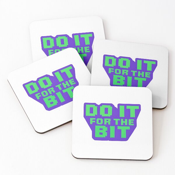 Item preview, Do It For The Bit 8-Bit Purple and Green designed and sold by isthispopart.