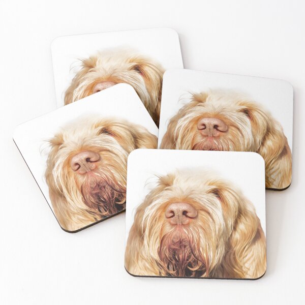Item preview, Close-Up Italian Spinone Portrait – Gentle Soul by heidiannemorris © designed and sold by FOLK ART FUSION by heidiannemorris.