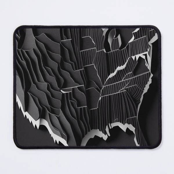 Item preview, Abstract Layered USA Map designed and sold by ShadowAndSlate.