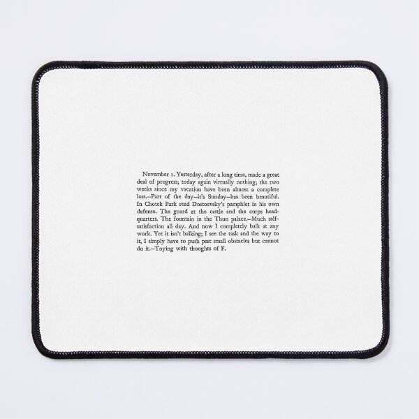 Item preview, Quote from Franz Kafka Diary designed and sold by sashajensen.