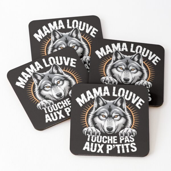 Aperçu de l'œuvre Mama louve. créée et vendue par Kweeuu.