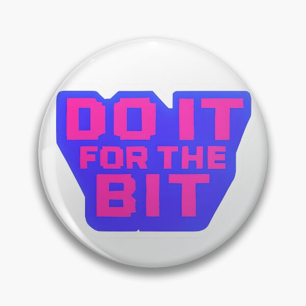 Item preview, Do It For The Bit 8-Bit Pink and Blue designed and sold by isthispopart.