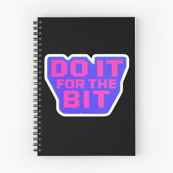 Item preview, Do It For The Bit 8-Bit Pink and Blue designed and sold by isthispopart.