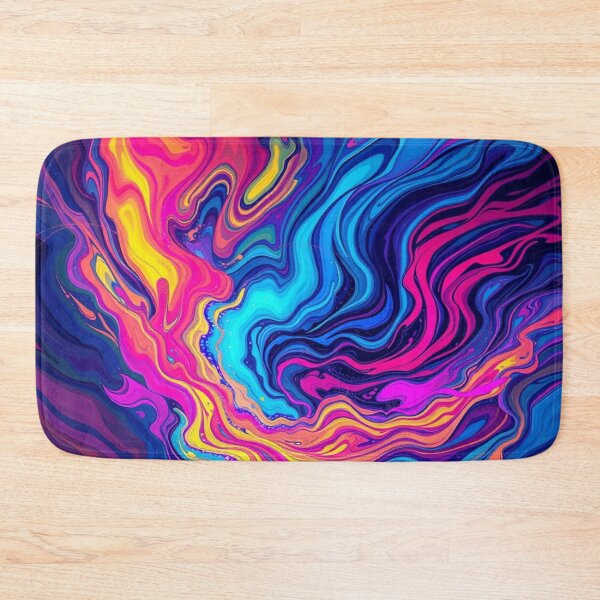 Item preview, Vibrant Abstract Dreamscape – Flood of colors meets dynamic forms in surreal harmony designed and sold by FotoworldEdel.