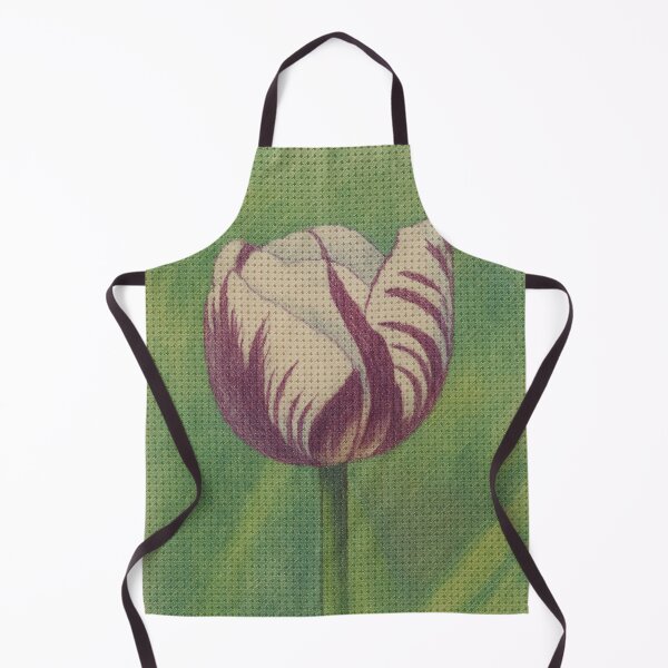 Item preview, AI-Enhanced Tulip Cross-Stitch Look designed and sold by Pacika.