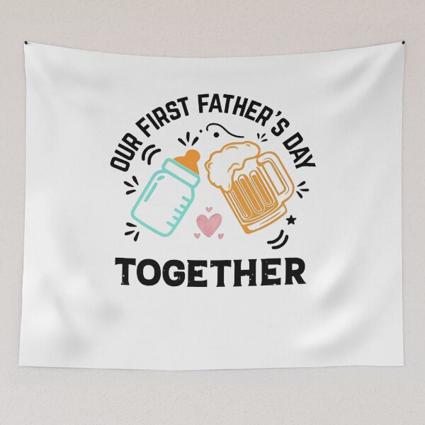 Item preview, Our First Fathers Day Together Daddy's Boy I Love Daddy New Dad designed and sold by XuanhieuBp.