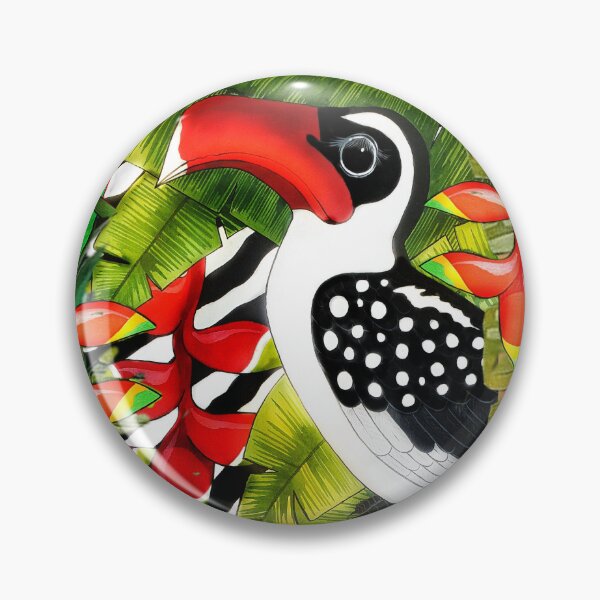 Item preview, Hornbill Heliconia designed and sold by painted-wild.