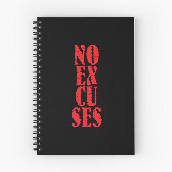 Item preview, Motivational Gym Quote | NO Excuses designed and sold by typoinspired.