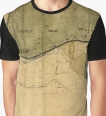 Map Of Tybee Island 1750 Graphic T-Shirt