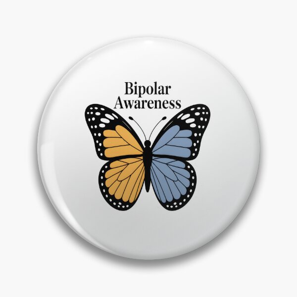 Item preview, Bipolar Awareness Butterfly Sticker designed and sold by stylishsketcher.