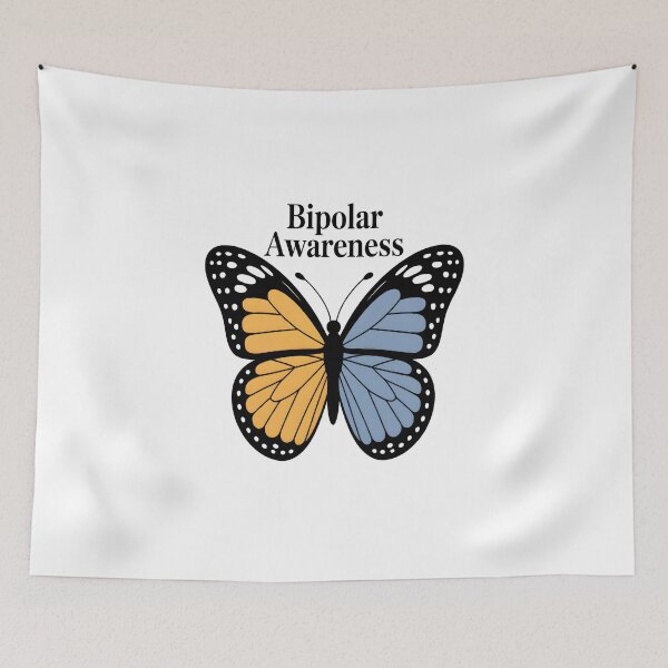 Item preview, Bipolar Awareness Butterfly Sticker designed and sold by stylishsketcher.