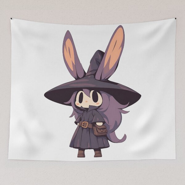Item preview, Mystical Woodland Witchy Hare designed and sold by bapupa.