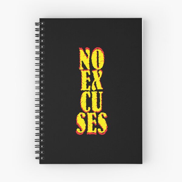 Item preview, Motivational Fitness Quote | NO Excuses designed and sold by typoinspired.
