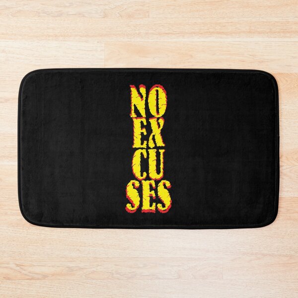 Item preview, Motivational Fitness Quote | NO Excuses designed and sold by typoinspired.