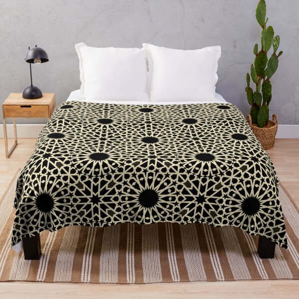 Item preview, Timeless Moroccan Mosaic in Black and White designed and sold by Tarjiart.