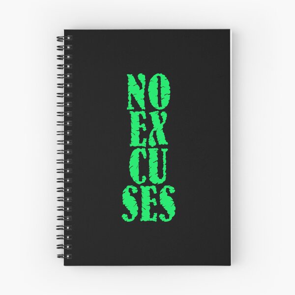 Item preview, Motivational Fitness Quote | NO Excuses designed and sold by typoinspired.