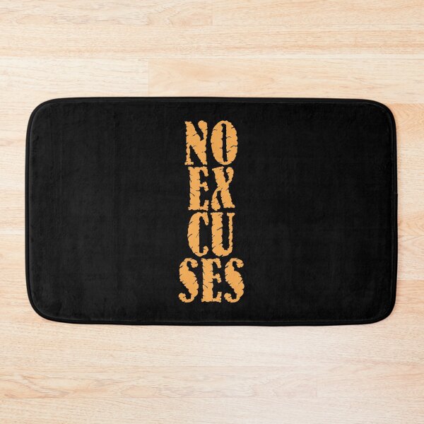 Item preview, Motivational Fitness Quote | NO Excuses designed and sold by typoinspired.