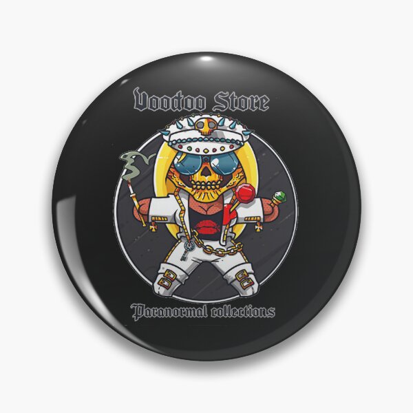 Artikelvorschau, Voodoo-Puppe Rocker Dark entworfen und verkauft von Voodoo Store Paranormal Collections.