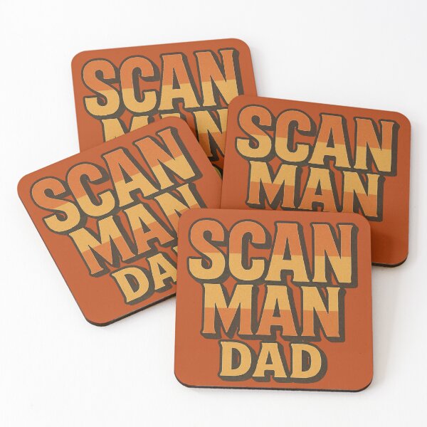 Item preview, Scan Man Dad – Retro Design for Radiology Dads designed and sold by Meandmyshop.