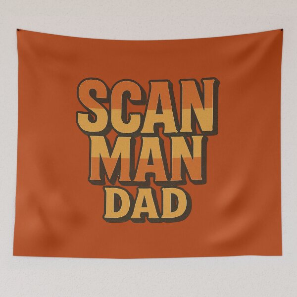 Item preview, Scan Man Dad – Retro Design for Radiology Dads designed and sold by Meandmyshop.
