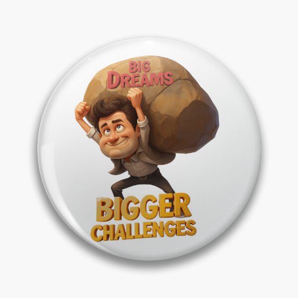 Item preview, Big Dreams, Bigger Challenges – Motivational Design designed and sold by AleksKos.