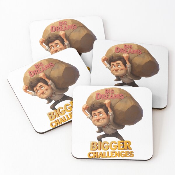 Item preview, Big Dreams, Bigger Challenges – Motivational Design designed and sold by AleksKos.
