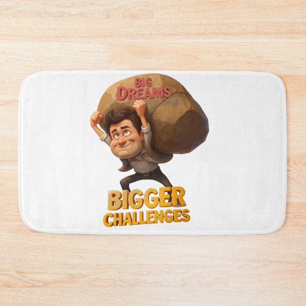 Item preview, Big Dreams, Bigger Challenges – Motivational Design designed and sold by AleksKos.
