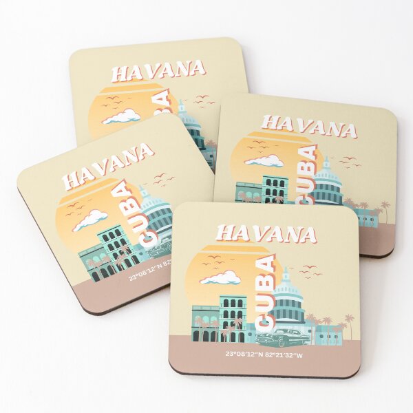 Item preview, Arte de viaje retro de La Habana, Cuba designed and sold by Magic Love Art Print.