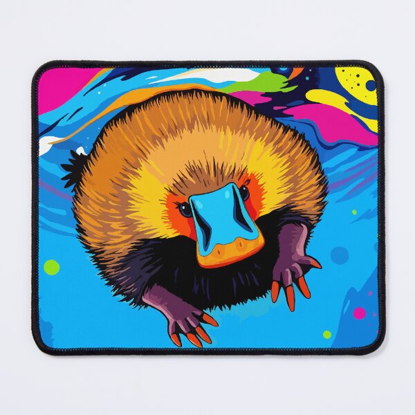 Item preview, Platypus Underwater Splash - Colorful Aussie Wildlife Art designed and sold by WildlifeInc.