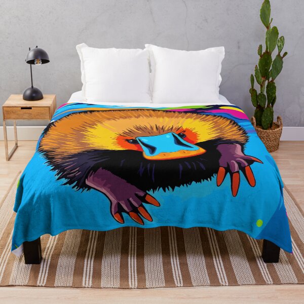 Item preview, Platypus Underwater Splash - Colorful Aussie Wildlife Art designed and sold by WildlifeInc.