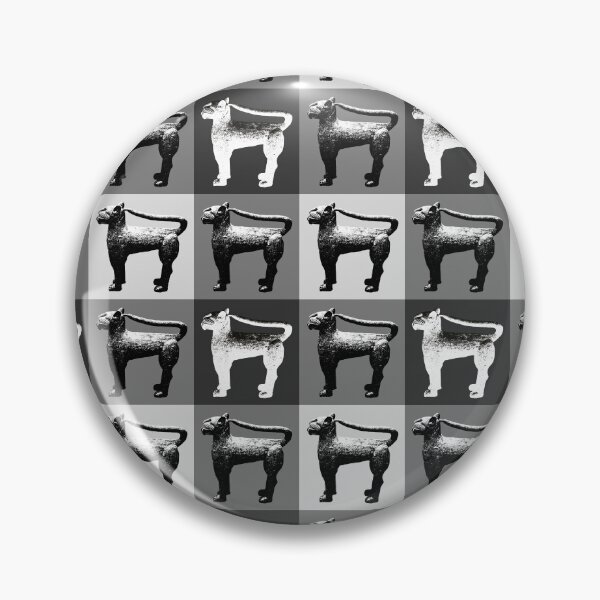 Item preview, Through The Warhol: Grayscale Pop Art with Bronze Leopards designed and sold by MammothArt.