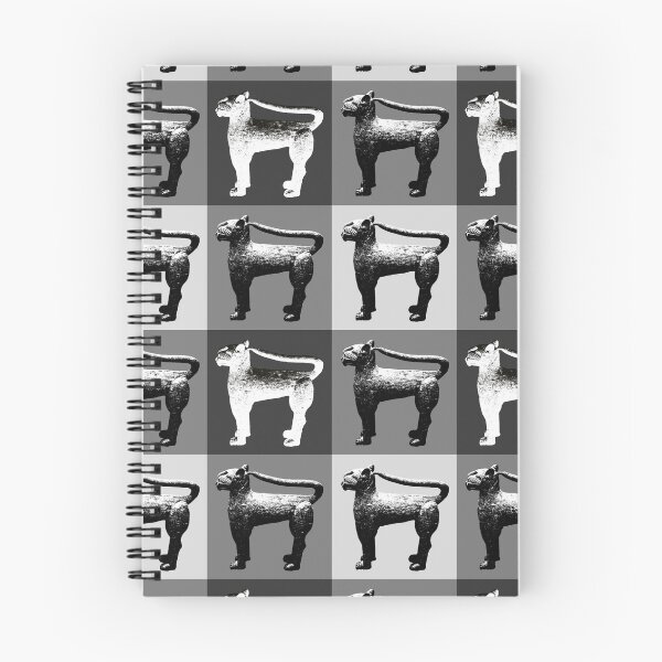 Item preview, Through The Warhol: Grayscale Pop Art with Bronze Leopards designed and sold by MammothArt.