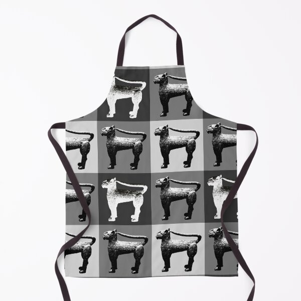 Item preview, Through The Warhol: Grayscale Pop Art with Bronze Leopards designed and sold by MammothArt.