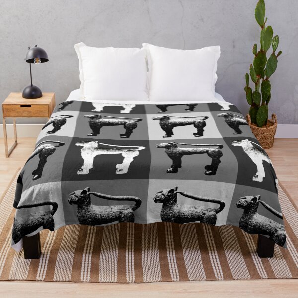 Item preview, Through The Warhol: Grayscale Pop Art with Bronze Leopards designed and sold by MammothArt.