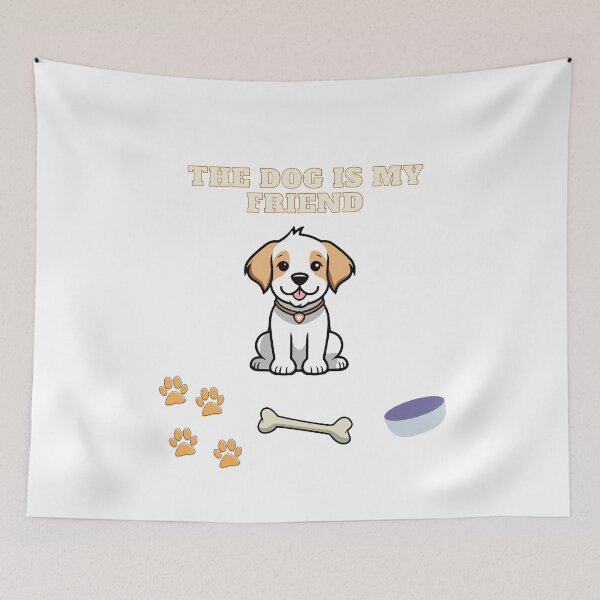 Item preview, The Dog Is My Friend  The Dog Is Man's Friend designed and sold by AleksandraJac05.