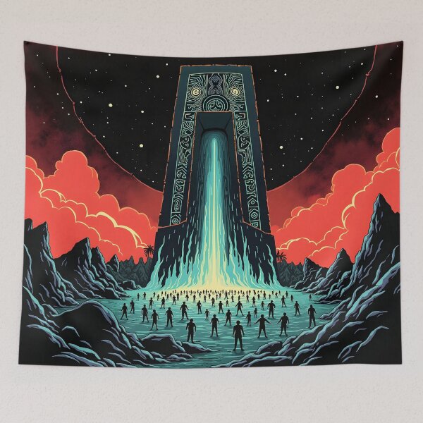 Item preview, The Arrival Gate designed and sold by AlienInkvasion.