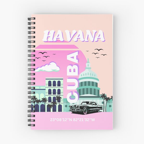 Item preview, Arte de viaje rosa de La Habana, Cuba designed and sold by Magic Love Art Print.