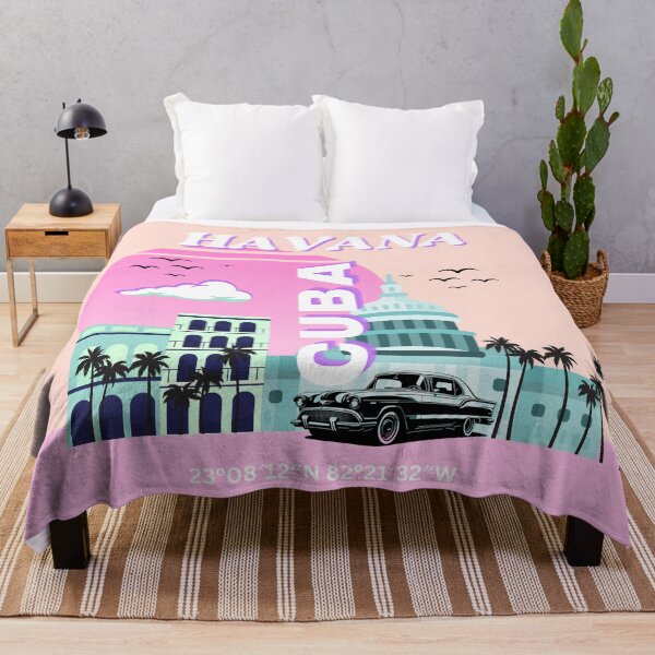 Item preview, Arte de viaje rosa de La Habana, Cuba designed and sold by Magic Love Art Print.