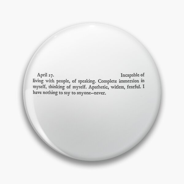 Item preview, Quote from Franz Kafka diary designed and sold by sashajensen.