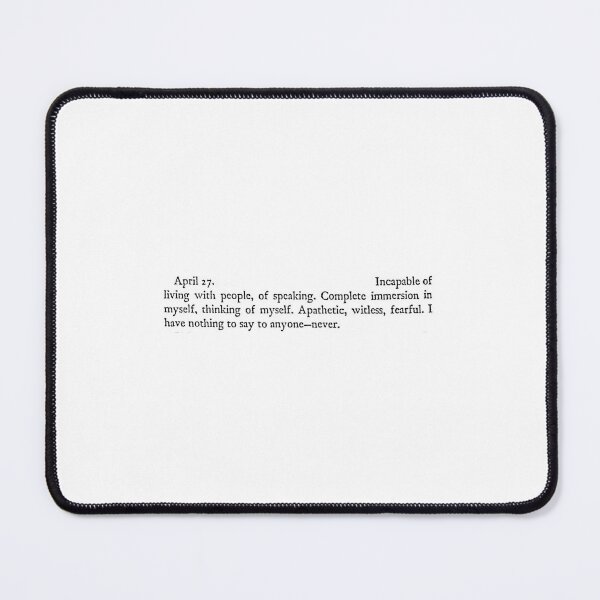 Item preview, Quote from Franz Kafka diary designed and sold by sashajensen.