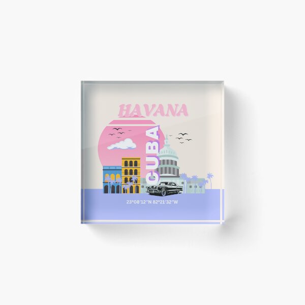 Item preview, Arte de viaje a La Habana, Cuba designed and sold by Magic Love Art Print.