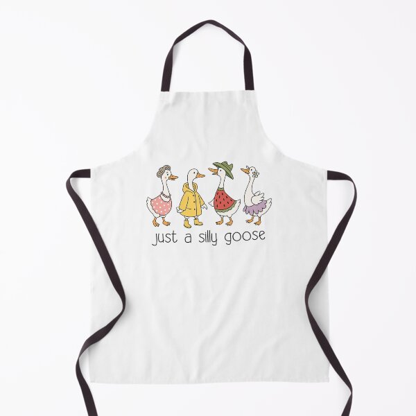 Item preview, Just A Silly Goose Funny Cute Farm Animal Whimsical Shower designed and sold by XuanhieuBp.