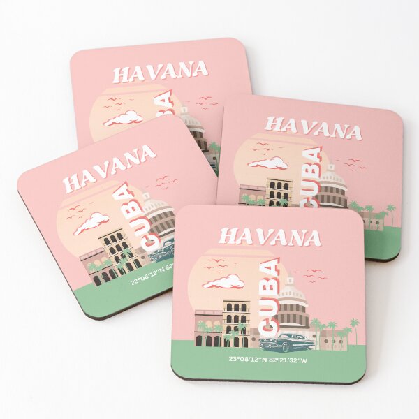 Item preview, Arte retro vintage de La Habana, Cuba designed and sold by Magic Love Art Print.