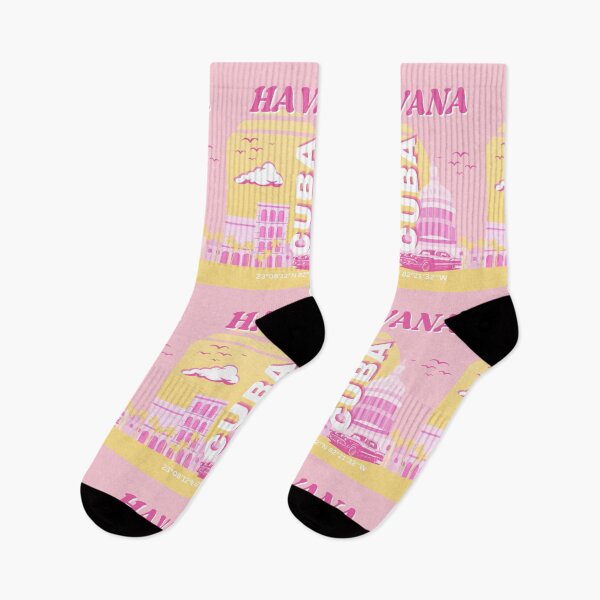 Item preview, Havana Cuba Pink Preppy Art designed and sold by Magic Love Art Print.