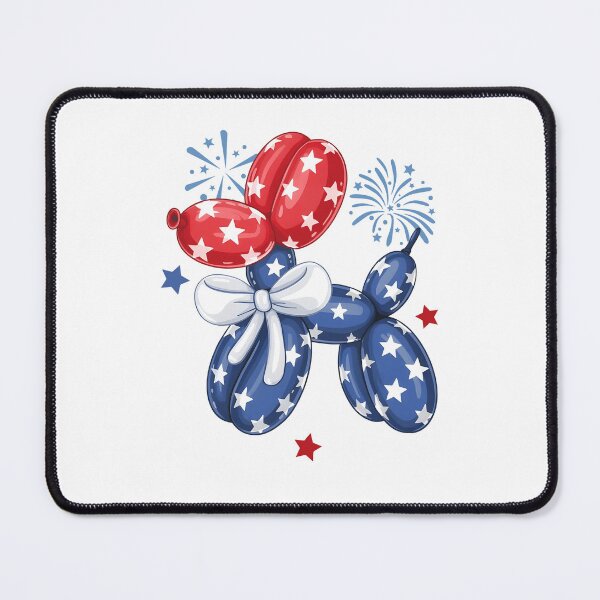 Item preview, Patriotic Balloon Dog Fireworks 4th Of July designed and sold by XuanhieuBp.
