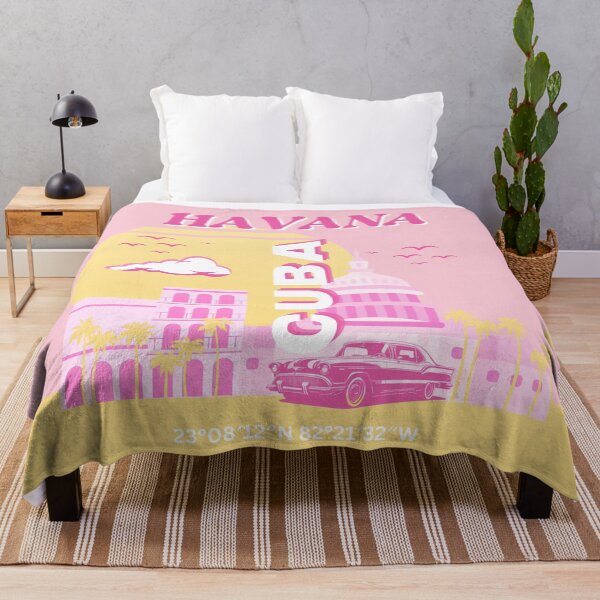 Item preview, Arte preppy rosa de La Habana, Cuba designed and sold by Magic Love Art Print.