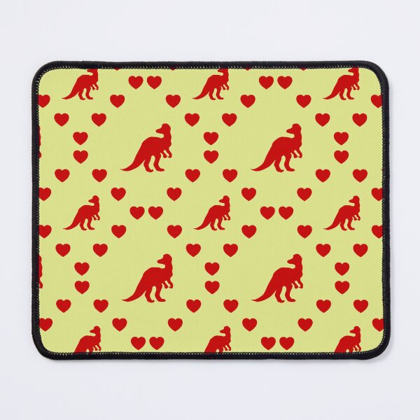 Item preview,  Corythosaurus Shadow Seamless Heart Pattern |  Corythosaurus Shadow Motif Coeur sans couture |  Corythosaurus Shadow Patrón de corazón sin fisuras designed and sold by TheIconSmith.