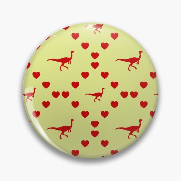 Item preview,  Gallimimus Shadow Seamless Heart Pattern |  Gallimimus Shadow Modèle de coeur sans couture |  Gallimimus Shadow patrón de corazón sin fisuras designed and sold by TheIconSmith.