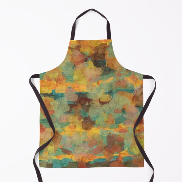 Item preview, Turquoise and Gold Sunset Abstract designed and sold by Jessielee72.