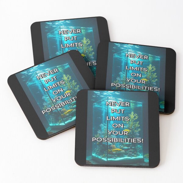 Item preview, Motivational NEVER PUT LIMITS ON YOUR POSSIBILITIES! designed and sold by Giulivo Store Graphic.